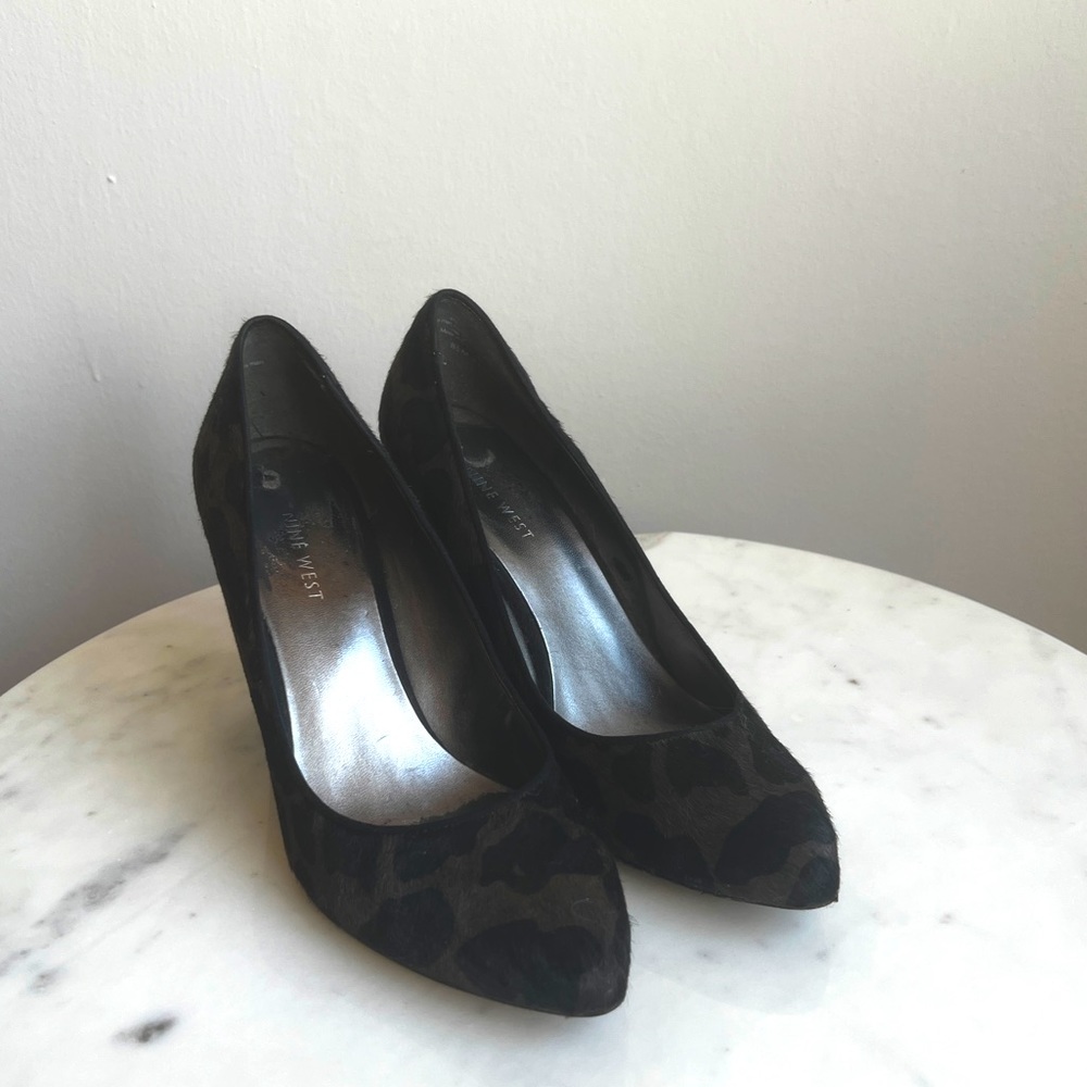 NINE WEST - Pony Hair Wedges - Size 8.5